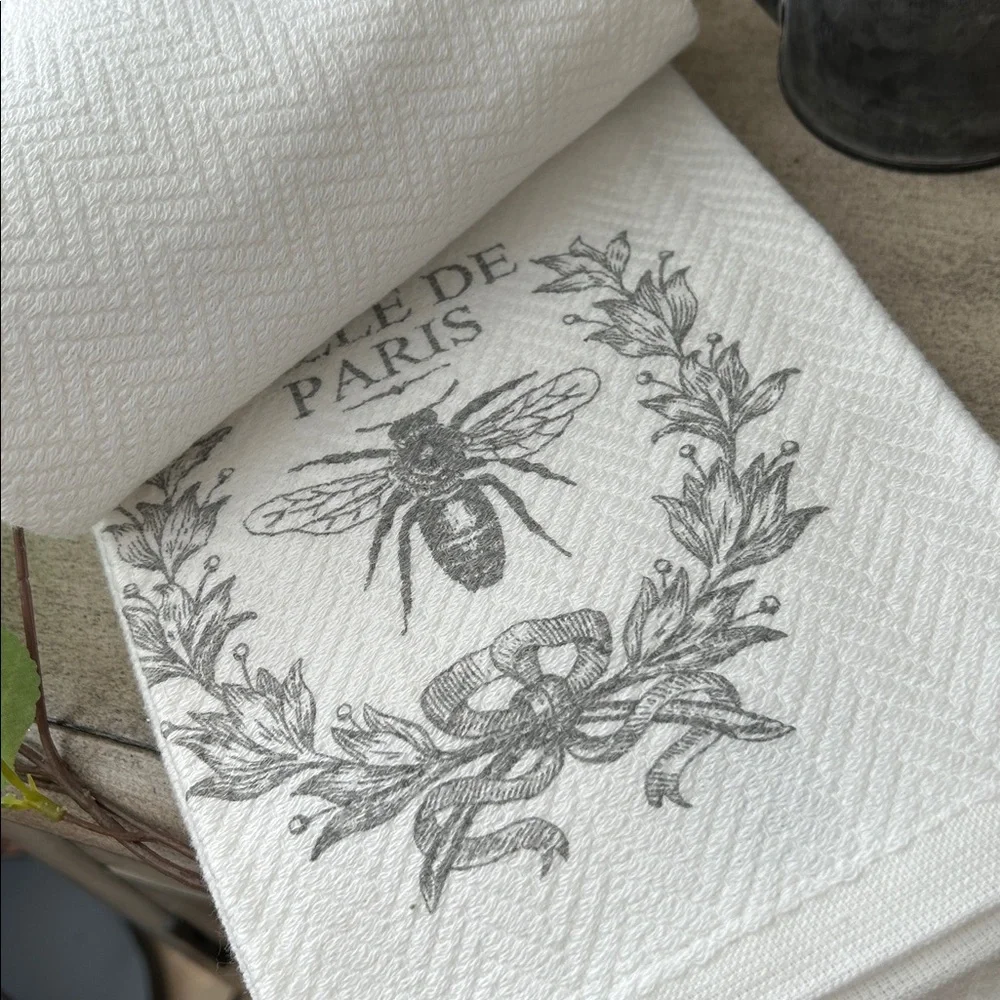 Vintage Inspired Ville de Paris Kitchen Towel Set